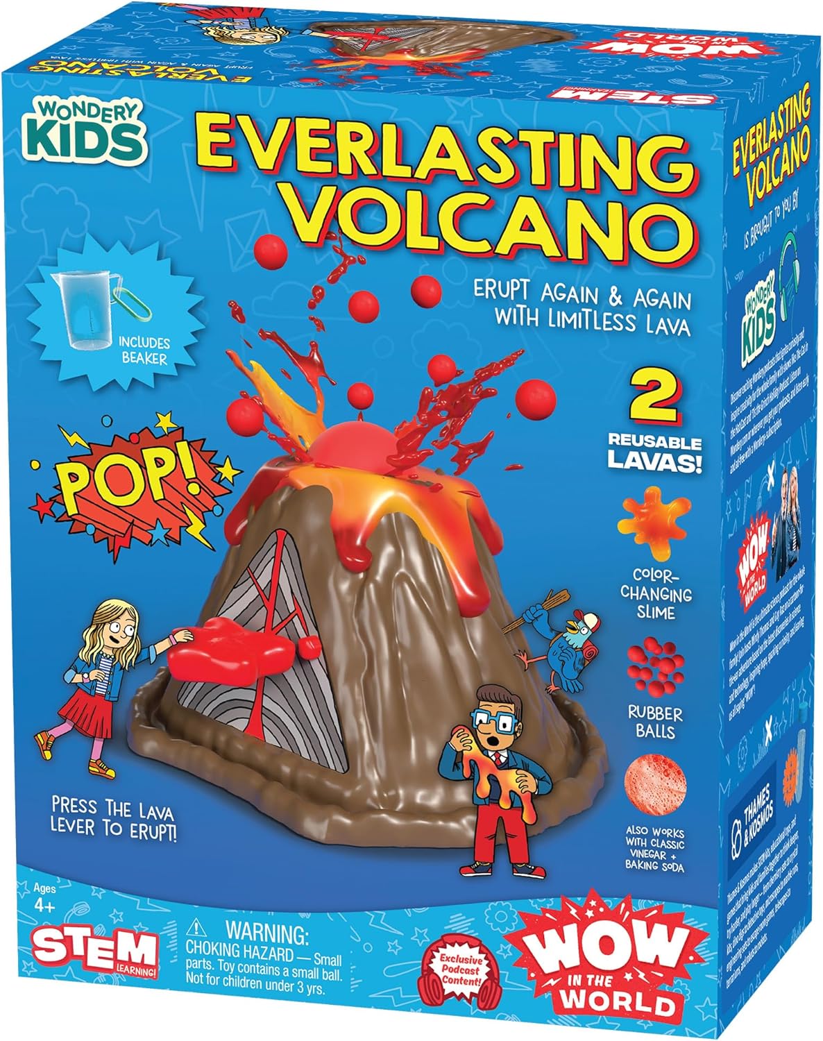 Wow in The World Everlasting Volcano