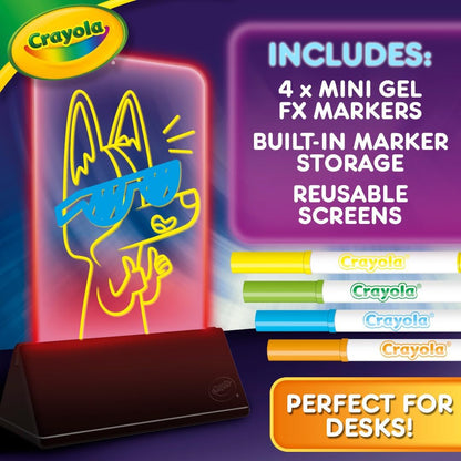 Crayola Multi-Color Light Board, Light Up Drawing Toy