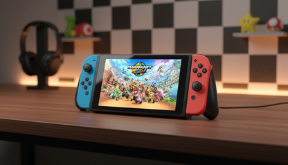 Nintendo Switch 2 + Mario Kart World Bundle in gaming setup