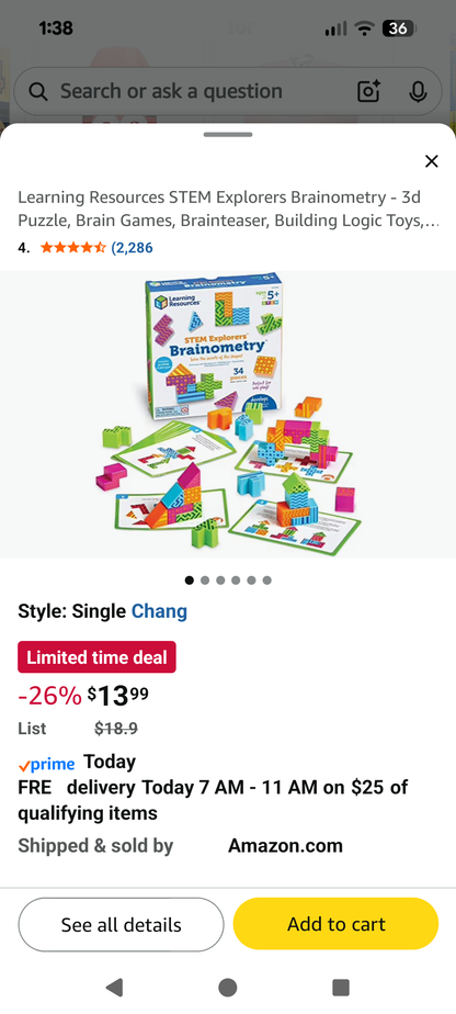 Learning Resources STEM Explorers Brainometry